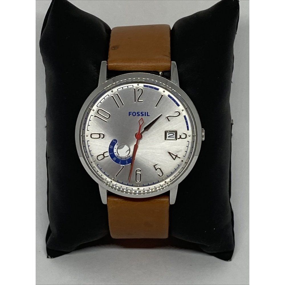 Fossil ES3790 Women's Brown Leather Analog Silver
